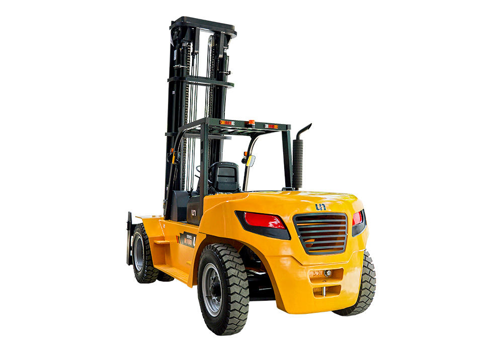 What safety features are typically found on reach trucks?