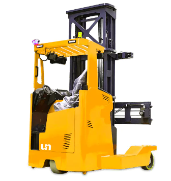 What is the moving mechanism of a Multi-Directional Forklift?